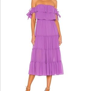 MISA Micaela dress in dark lilac